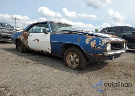 1969 Chevrolet Camaro z USA, uszkodzony, nr VIN 123379N541973